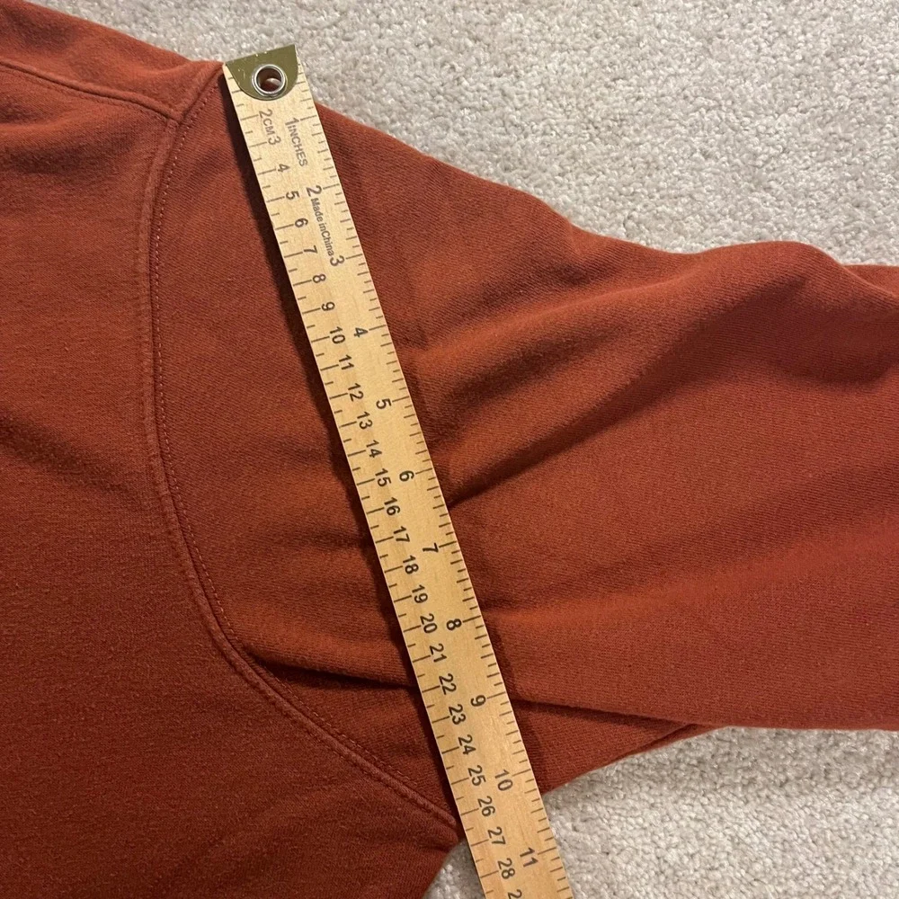 The North Face Hoodie Mens XL Rust Orange Graphic Logo Pullover